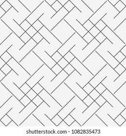 Vector modern seamless geometry pattern trippy, black and white abstract geometric line background, Line monochrome retro texture, hipster fashion design eps 10