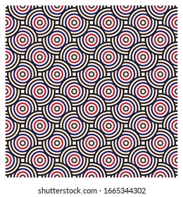 Vector modern seamless geometry pattern flower, background, wallpaper