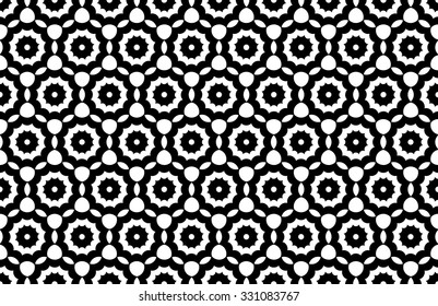 Vector modern seamless geometry pattern, black and white abstract geometric background, trendy print, monochrome retro texture, hipster fashion design