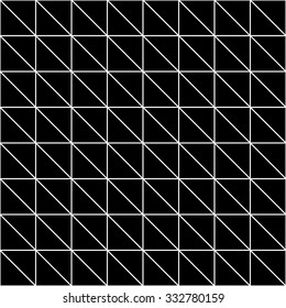 Vector modern seamless geometry pattern triangles, black and white abstract geometric background, trendy print, monochrome retro texture, hipster fashion design