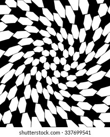 Vector modern seamless geometry pattern trippy, black and white abstract geometric background, trendy print, monochrome retro texture, hipster fashion design