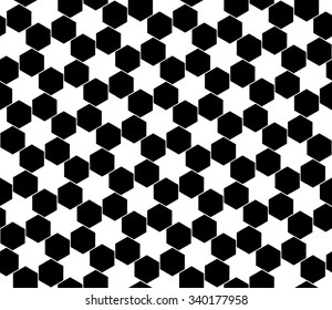 Vector modern seamless geometry pattern hexagon, black and white abstract geometric background, trendy print, monochrome retro texture, hipster fashion design