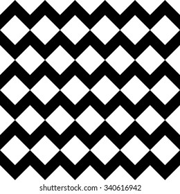 Vector modern seamless geometry pattern chevron, black and white abstract geometric background, trendy print, monochrome retro texture, hipster fashion design