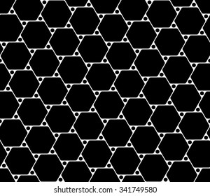 Vector modern seamless geometry pattern circles, black and white abstract geometric background, trendy print, monochrome retro texture, hipster fashion design