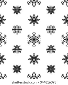 Vector modern seamless geometry pattern, black and white abstract geometric background, pillow print, monochrome retro texture, hipster fashion design 