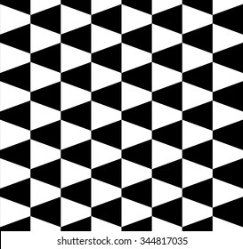 Vector modern seamless geometry pattern, black and white abstract geometric background, pillow print, monochrome retro texture, hipster fashion design