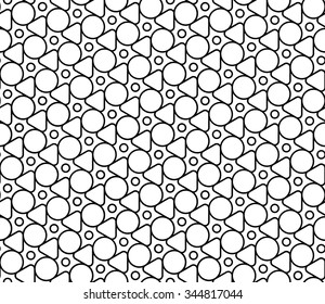 Vector modern seamless geometry pattern chaotic, black and white abstract geometric background, pillow print, monochrome retro texture, hipster fashion design