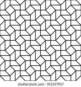 Vector modern seamless geometry pattern trippy, black and white abstract geometric background, pillow print, monochrome retro texture, hipster fashion design