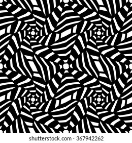Vector modern seamless geometry pattern grid, black and white abstract geometric background, pillow print, monochrome retro texture, hipster fashion design