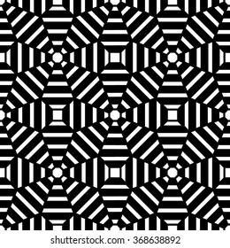 Vector modern seamless geometry pattern grid, black and white abstract geometric background, pillow print, monochrome retro texture, hipster fashion design