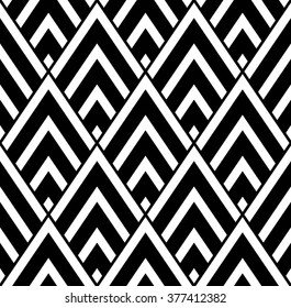 Vector modern seamless geometry pattern triangle, black and white abstract geometric background.