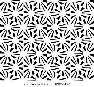 Vector modern seamless geometry pattern polka, black and white abstract geometric background, pillow print, monochrome retro texture, hipster fashion design