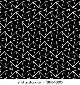 Vector modern seamless geometry pattern, black and white abstract geometric background, pillow print, monochrome retro texture, hipster fashion design