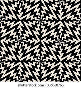 Vector modern seamless geometry pattern, black and white abstract geometric background, pillow print, monochrome retro texture, hipster fashion design