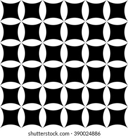 Vector modern seamless geometry pattern floral, black and white abstract geometric background, subtle pillow print, monochrome retro texture, hipster fashion design