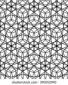Vector modern seamless geometry pattern trippy, black and white abstract geometric background, subtle pillow print, monochrome retro texture, hipster fashion design
