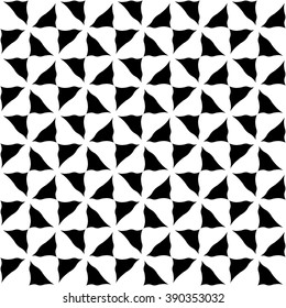 Vector modern seamless geometry pattern, black and white abstract geometric background, subtle pillow print, monochrome retro texture, hipster fashion design