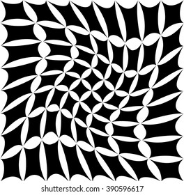 Vector modern seamless geometry pattern, black and white abstract geometric background, subtle pillow print, monochrome retro texture, hipster fashion design