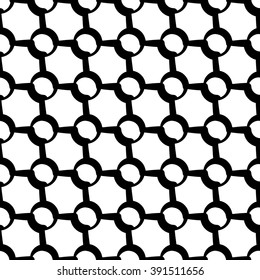 Vector modern seamless geometry pattern, black and white abstract geometric background, pillow print, monochrome retro texture, hipster fashion design