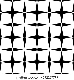 Vector modern seamless geometry pattern, black and white abstract geometric background, subtle pillow print, monochrome retro texture, hipster fashion design