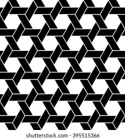 Vector modern seamless geometry pattern, black and white abstract geometric background, pillow print, monochrome retro texture, hipster fashion design 