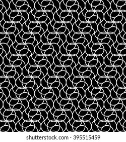 Vector modern seamless geometry pattern circles, black and white abstract geometric background, subtle pillow print, monochrome retro texture, hipster fashion design