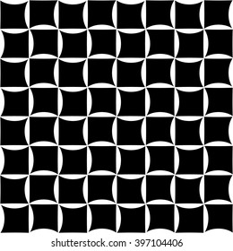Vector modern seamless geometry pattern squares, black and white abstract geometric background, subtle pillow print, monochrome retro texture, hipster fashion design