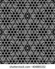 Vector modern seamless geometry pattern grid, black and white abstract geometric background, subtle pillow print, monochrome retro texture, hipster fashion design