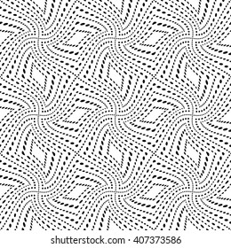 Vector modern seamless geometry pattern rhombus, black and white abstract geometric background, subtle pillow print, monochrome retro texture, hipster fashion design