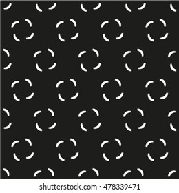 Vector modern seamless geometry pattern, black and white abstract geometric background, pillow print, monochrome retro texture, hipster fashion design