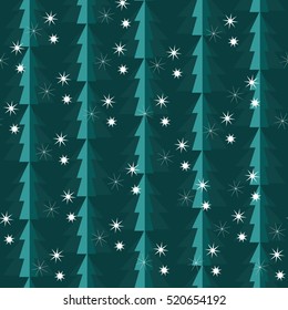 Vector modern seamless geometry pattern trees, colorful abstract geometric background, subtle pillow print, retro texture, hipster fashion design