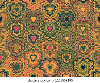 Vector modern seamless geometry tessellation pattern, abstract geometric background, pillow print, retro texture, fashion design