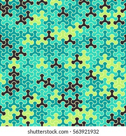 Vector modern seamless geometry tessellation pattern, abstract geometric background, pillow print, retro texture, fashion design