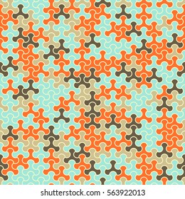Vector modern seamless geometry tessellation pattern, abstract geometric background, pillow print, retro texture, fashion design