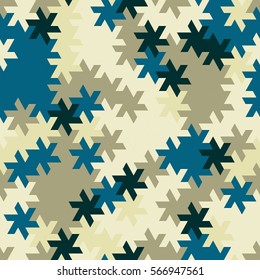 Vector modern seamless geometry tessellation pattern, abstract geometric background, pillow print, retro texture, fashion design