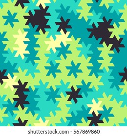 Vector modern seamless geometry tessellation pattern, abstract geometric background, pillow print, retro texture, fashion design