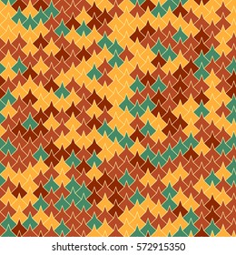Vector modern seamless geometry tessellation pattern, abstract geometric background, pillow print, retro texture, fashion design