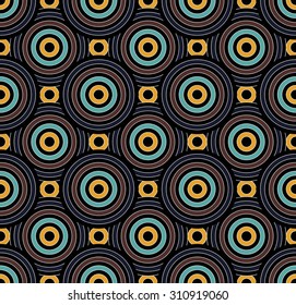 Vector modern seamless pattern circles , colorful background,textile print, abstract texture,  fashion design, bed sheets or pillow pattern