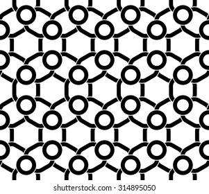 Vector modern seamless pattern geometry, black and white textile print, stylish background, abstract texture, monochrome fashion design, bed sheets or pillow pattern