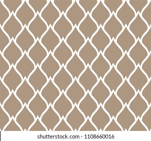 Vector Modern Seamless Pattern. Monochrome Retro Texture. Hipster Geometric Background.