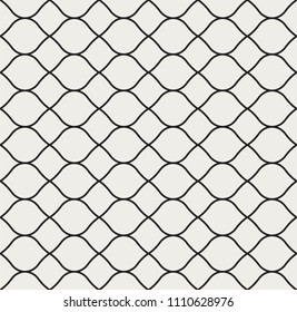 Vector Modern Seamless Pattern. Monochrome Retro Texture. Hipster Geometric Background.