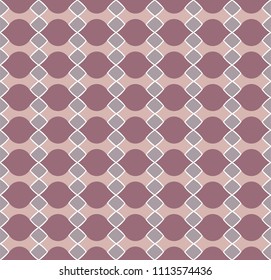 Vector Modern Seamless Pattern. Monochrome Retro Texture. Hipster Geometric Background.