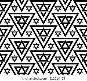 Vector modern seamless pattern mysterious ,black and white textile print,stylish background, abstract texture, monochrome fashion design, bed sheets or pillow pattern
