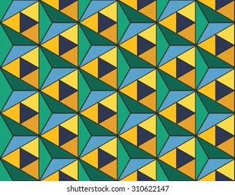 Vector modern seamless pattern sacred geometry  , colorful background ,textile print, abstract texture,  fashion design, bed sheets or pillow pattern
