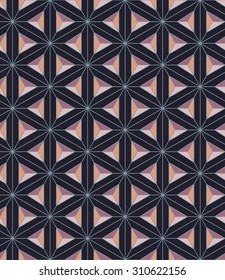 Vector modern seamless pattern sacred geometry  , colorful background flower of life,textile print, abstract texture,  fashion design, bed sheets or pillow pattern
