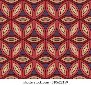 Vector modern seamless pattern sacred geometry  , colorful background flower of life,textile print, abstract texture,  fashion design, bed sheets or pillow pattern
