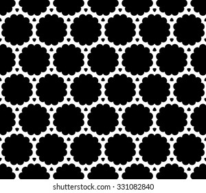 Vector modern seamless sacred geometry pattern web, black and white abstract geometric background, trendy print, monochrome retro texture, hipster fashion design