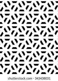 Vector modern seamless sacred geometry pattern , black and white abstract geometric background, pillow print, monochrome retro texture, hipster fashion design