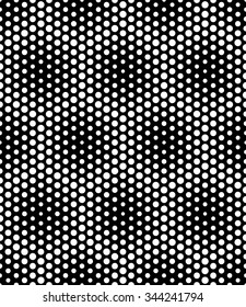 Vector modern seamless sacred geometry pattern dots, black and white abstract geometric background, pillow print, monochrome retro texture, hipster fashion design 