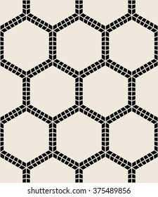 Vector modern seamless sacred geometry pattern, black and white abstract geometric background, pillow print, monochrome retro texture, hipster fashion design
